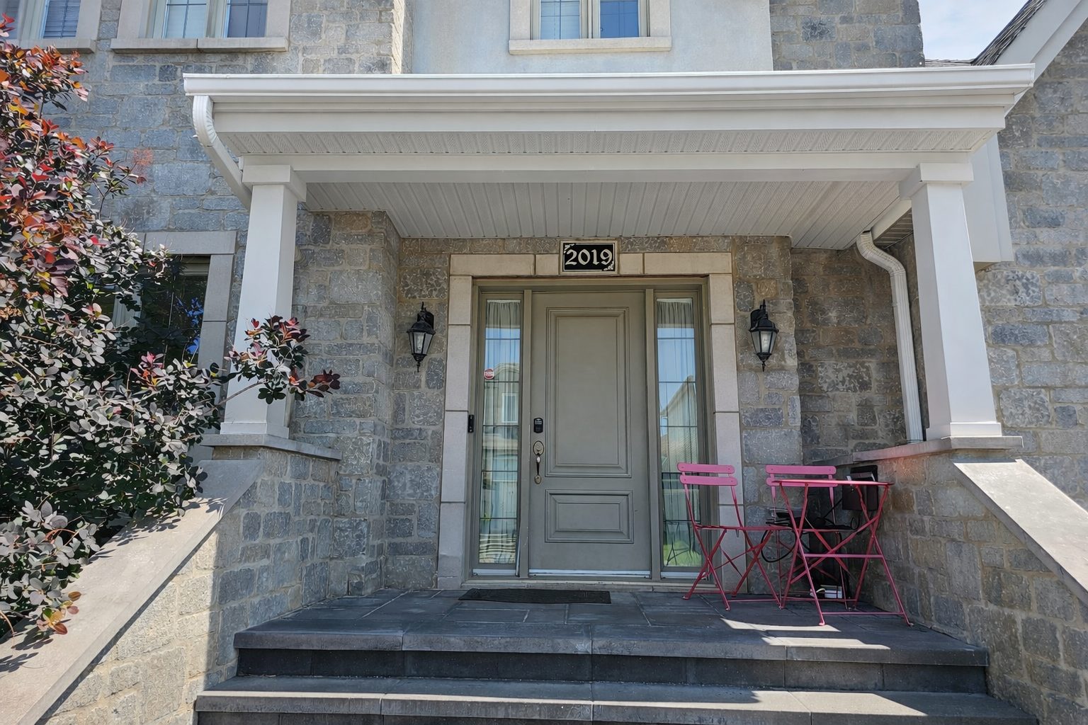 Après réparation de gouttière