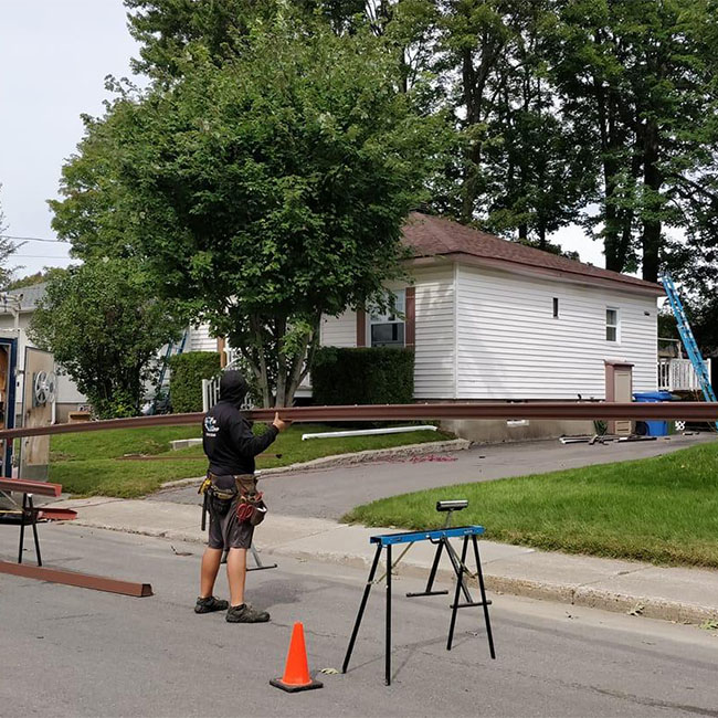 L’installation de gouttières Laurentides