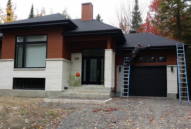 L’installation de gouttières Laurentides